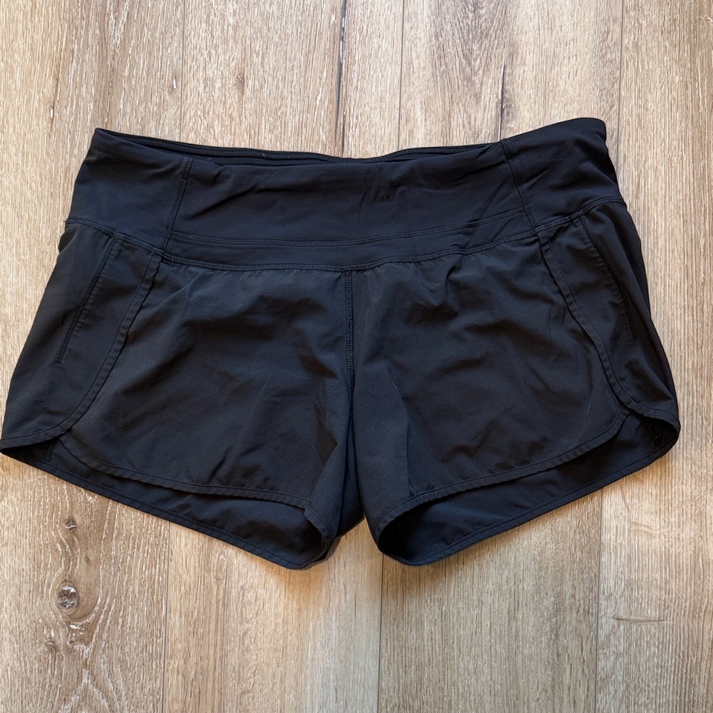 Lululemon Athletica Black Athletic Shorts